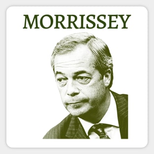 Morrissey / Nigel Farage Parody Design Magnet